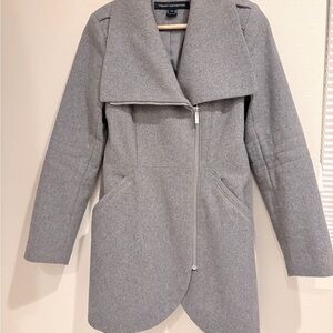 French Connection Gray Trench Coat